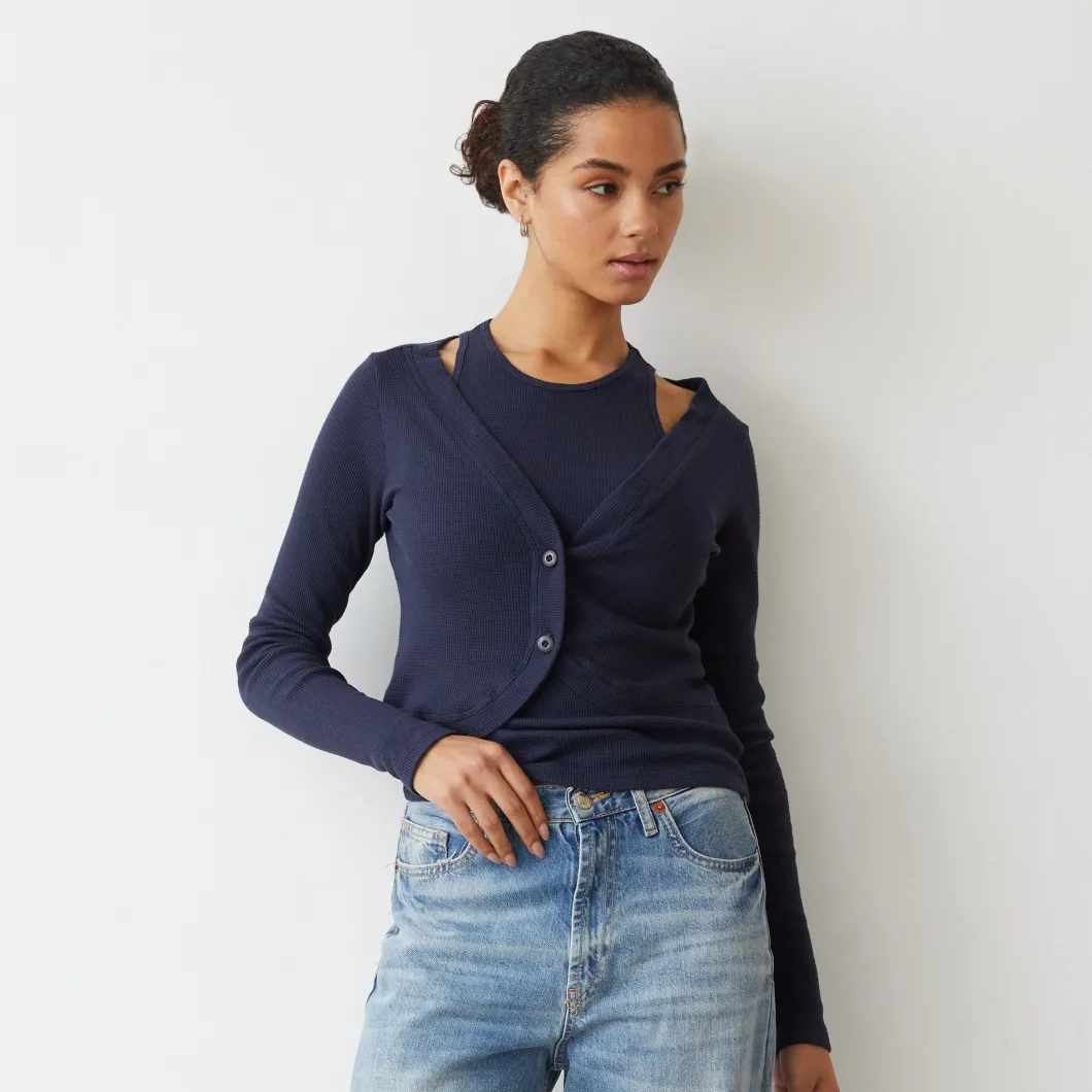 MONROW Baby Thermal Double Layer Cardi Top NEPTUNE Online