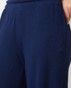 MONROW Baby Thermal Wide Leg Pant NAVY Discount