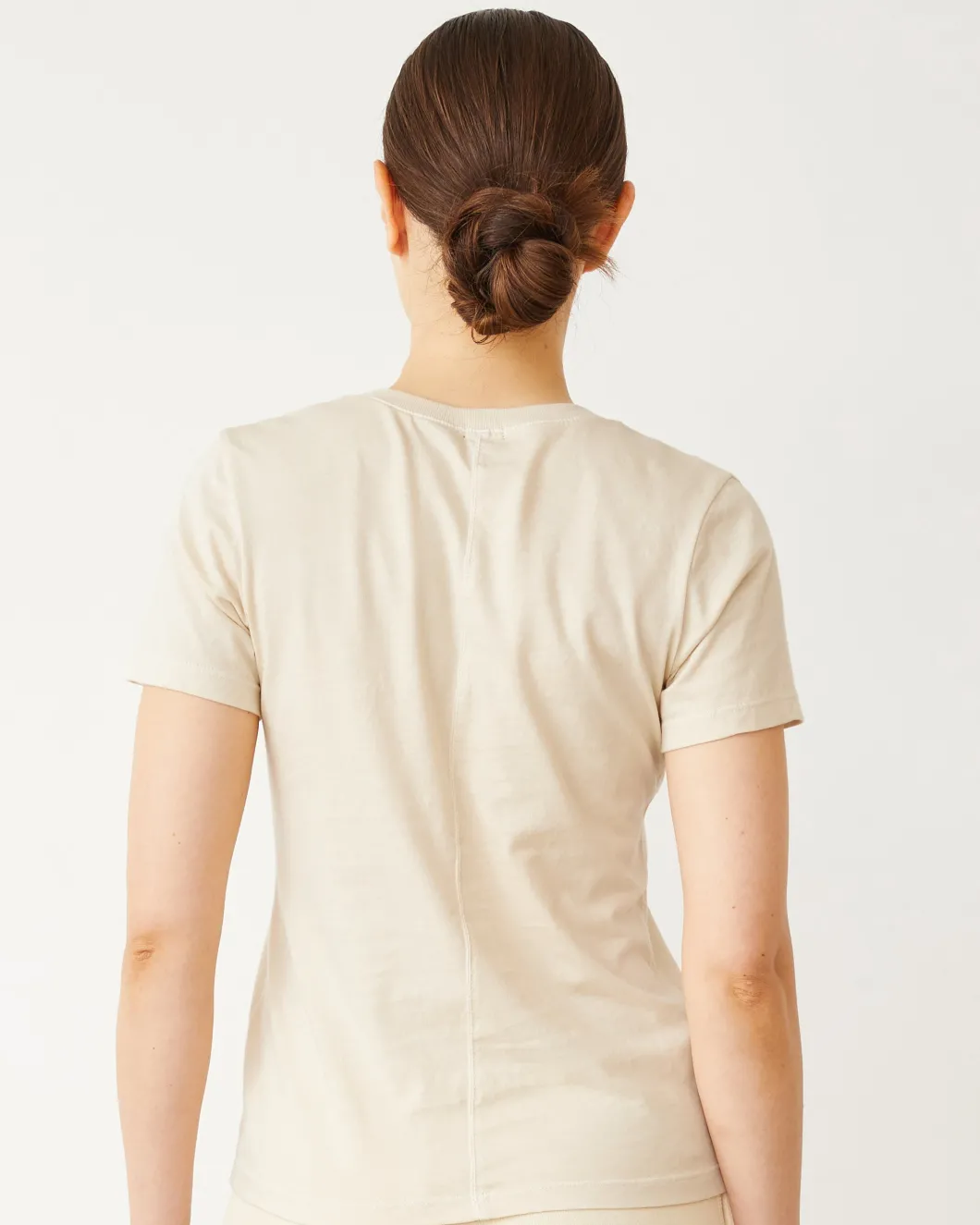 MONROW Basic V Neck NATURAL Best