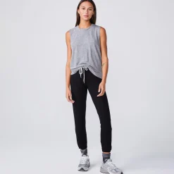 MONROW Boyfriend Muscle Tank GRANITE Best