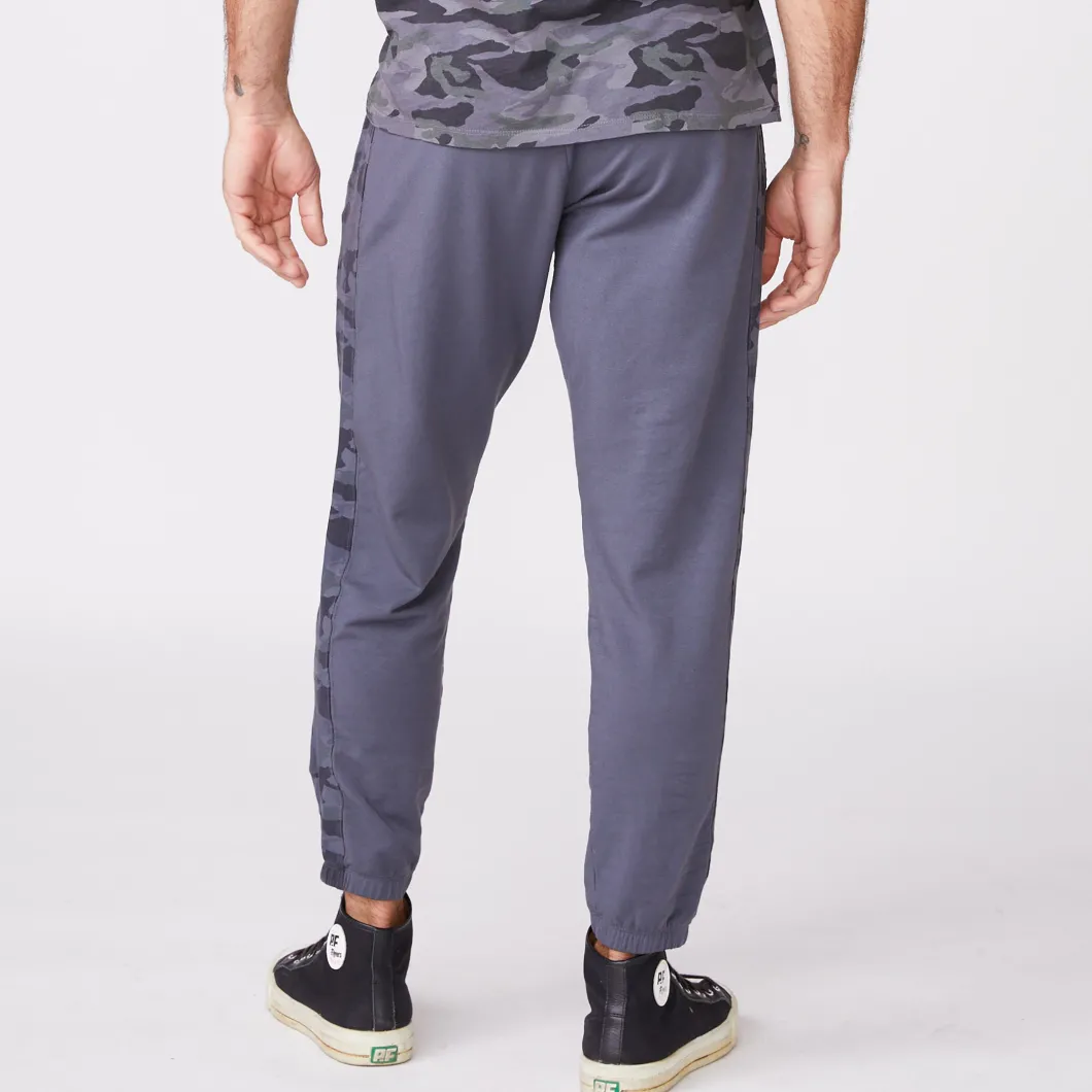 MONROW Camo Stripe Lounge Sweats VINTAGEBLACK Discount