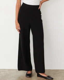 MONROW Cashmere Crop Pant BLACK New