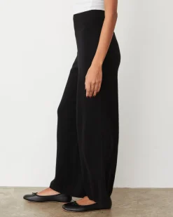 MONROW Cashmere Crop Pant BLACK New