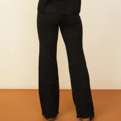 MONROW Cashmere Neps Lounge Sweats BLACK Sale