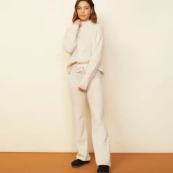 MONROW Cashmere Neps Lounge Sweats CREAM Online