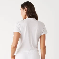 MONROW Cotton Modal Vintage Crew WHITE Online