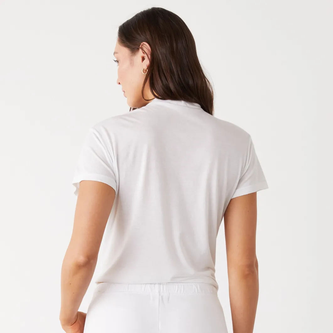 MONROW Cotton Modal Vintage Crew WHITE Online