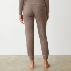 MONROW Cozy Heather Thermal Cuff Sweat PECAN Store