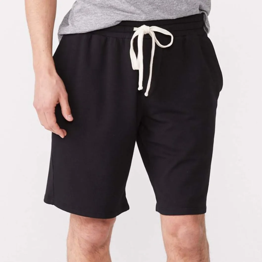 MONROW Elastic Waist Shorts BLACK Online