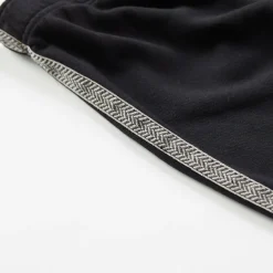 MONROW Kids Chevron Trim Elastic Waist Sweats BLACK Outlet