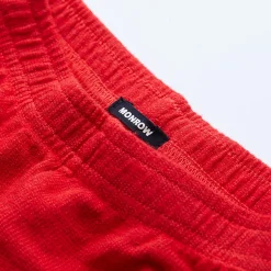 MONROW Kids Supersoft Rainbow Stripe Sweats BLOODRED New