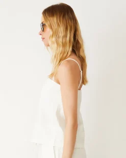 MONROW Linen Tube Tank PEARL Shop