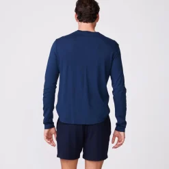 MONROW Long Sleeve Henley INCA Hot