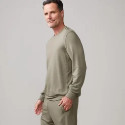 MONROW Lounge Sweatshirt ARMY Flash Sale