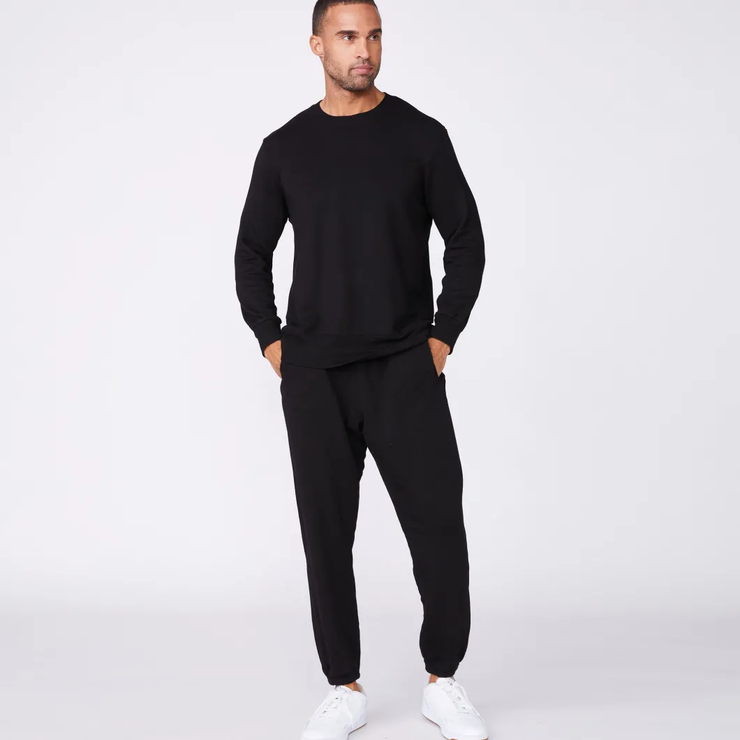MONROW Lounge Sweatshirt BLACK Best Sale