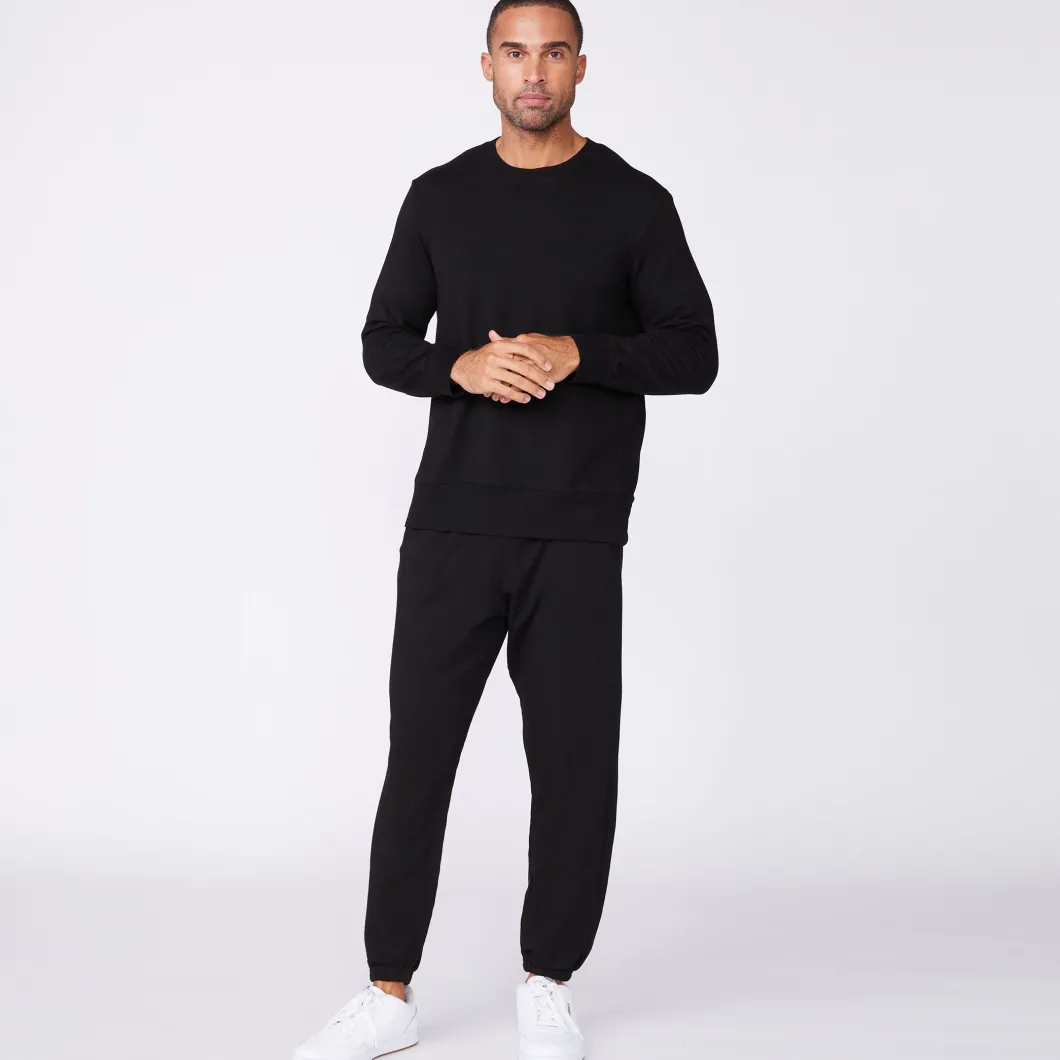 MONROW Lounge Sweatshirt BLACK Best Sale