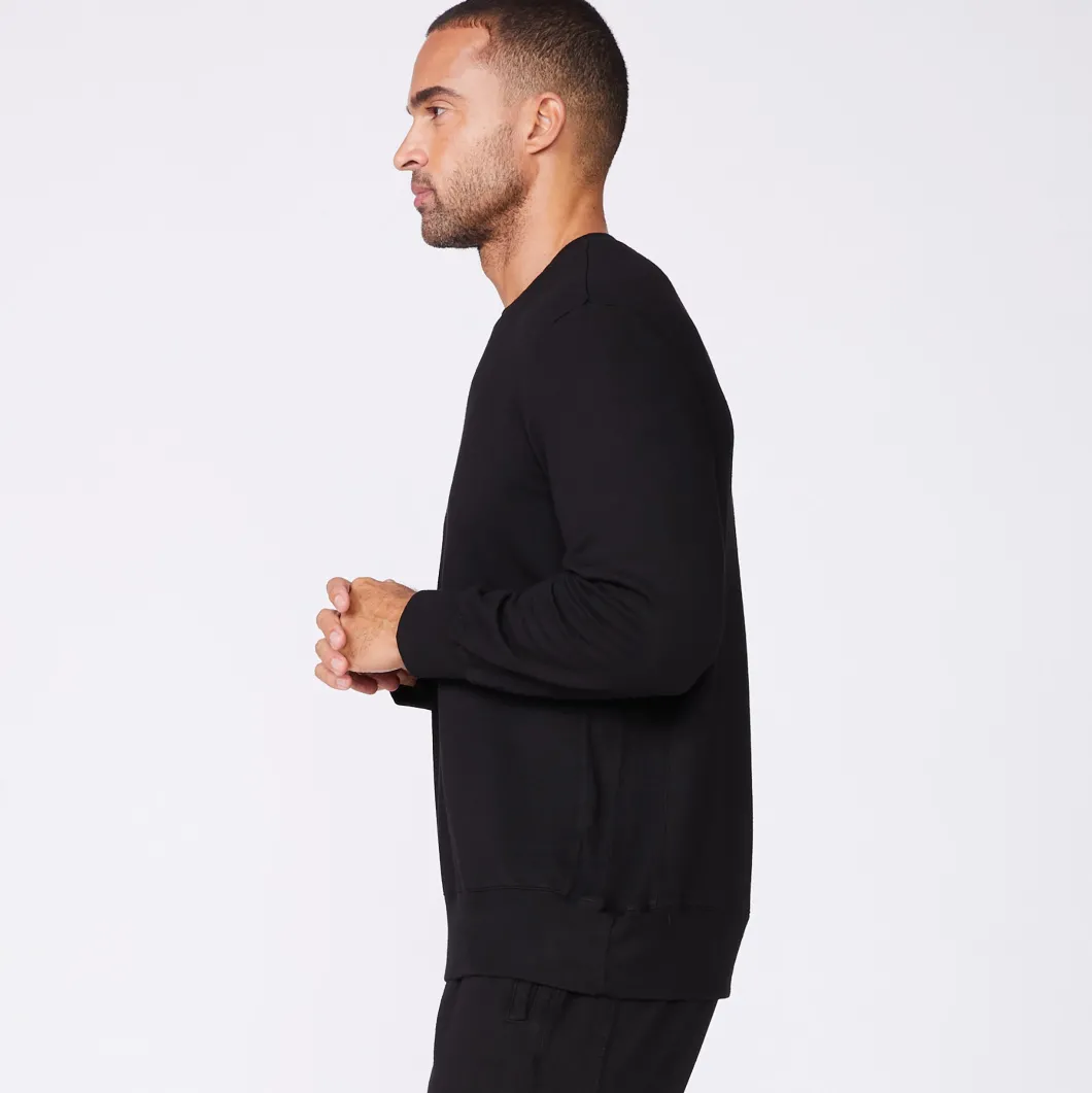 MONROW Lounge Sweatshirt BLACK Best Sale