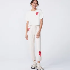 MONROW Love Letter 50's Tee WHITE Best Sale