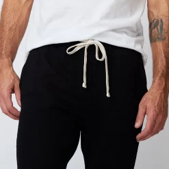 MONROW Men's Supersoft Fleece Jogger - Color BLACK Fashion