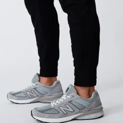 MONROW Men's Supersoft Fleece Jogger - Color BLACK Fashion