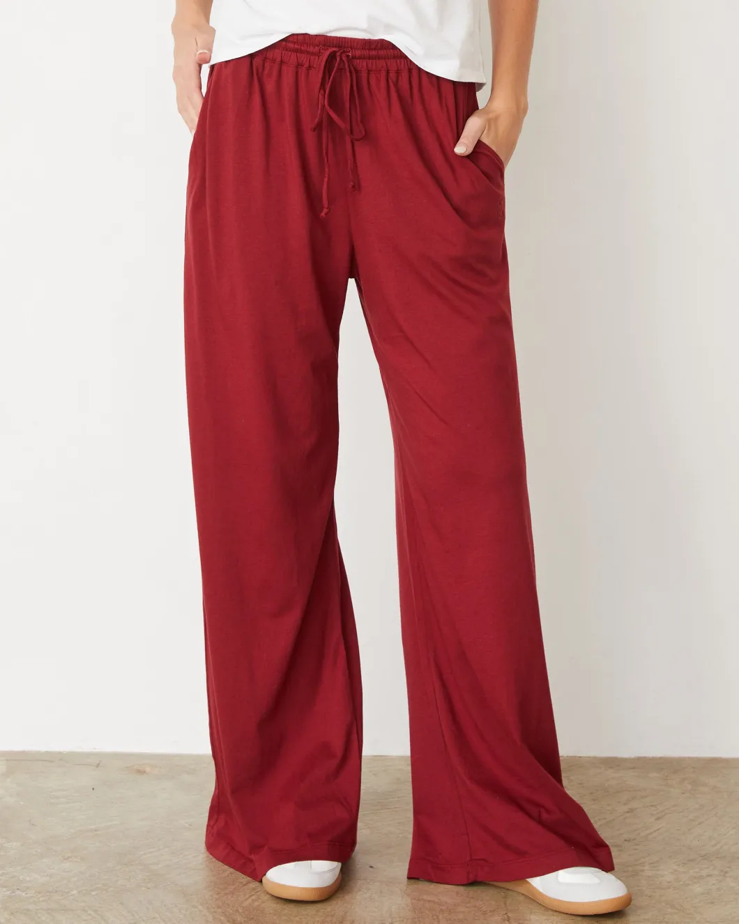 MONROW Organic Jersey Wide Leg Pant RUBY Store