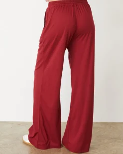 MONROW Organic Jersey Wide Leg Pant RUBY Store