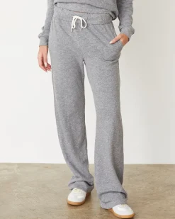 MONROW Original Fleece Straight Leg Sweat GRANITE Fashion