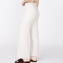 MONROW Plush Sweater Pants - Color CHALK Sale