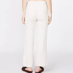 MONROW Plush Sweater Pants - Color CHALK Sale