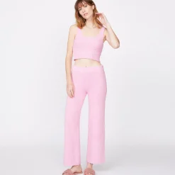 MONROW Plush Sweater Pants - Color ORCHID Cheap