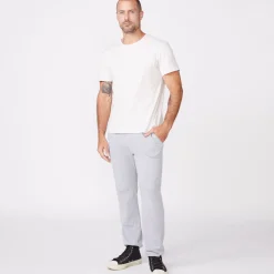 MONROW Relaxed Crew BONE Outlet