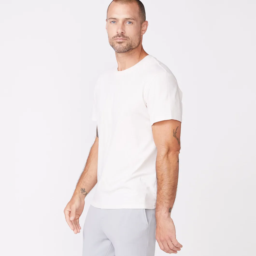 MONROW Relaxed Crew BONE Outlet