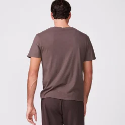 MONROW Relaxed Crew COCOA Clearance