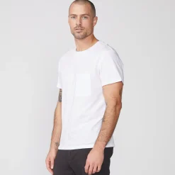 MONROW Relaxed Pocket Crew WHITE Hot