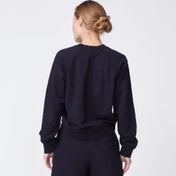 MONROW 90's Classic Raglan BLACK Clearance