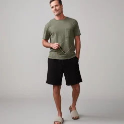 MONROW 70's Shorts BLACK Flash Sale