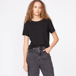 MONROW 50's Vintage Tee BLACK Sale