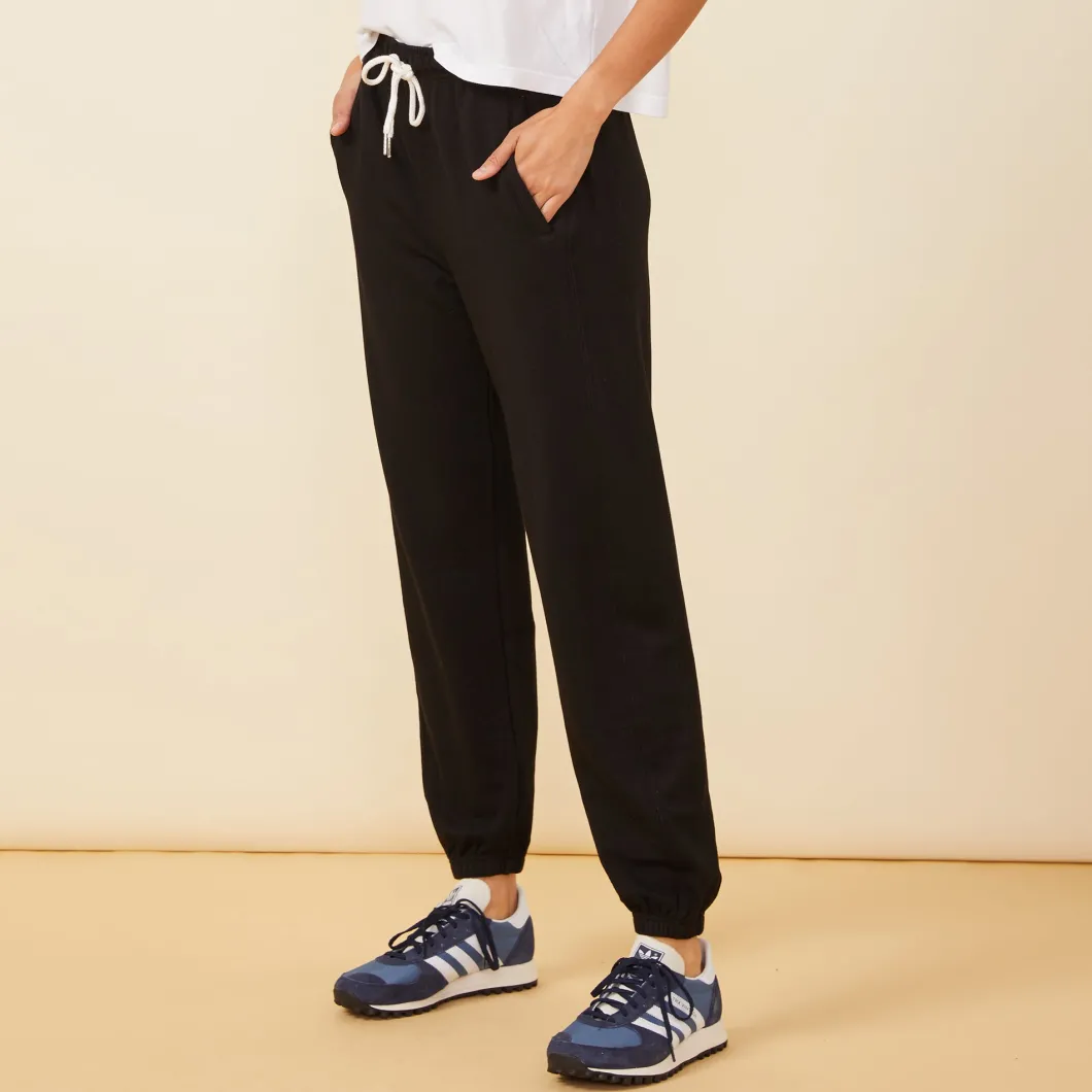 MONROW Softfleece Baggy Sweat BLACK Cheap