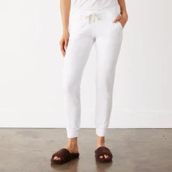 MONROW Softfleece Girlfriend Sweats WHITE Shop