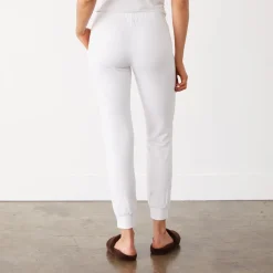 MONROW Softfleece Girlfriend Sweats WHITE Shop