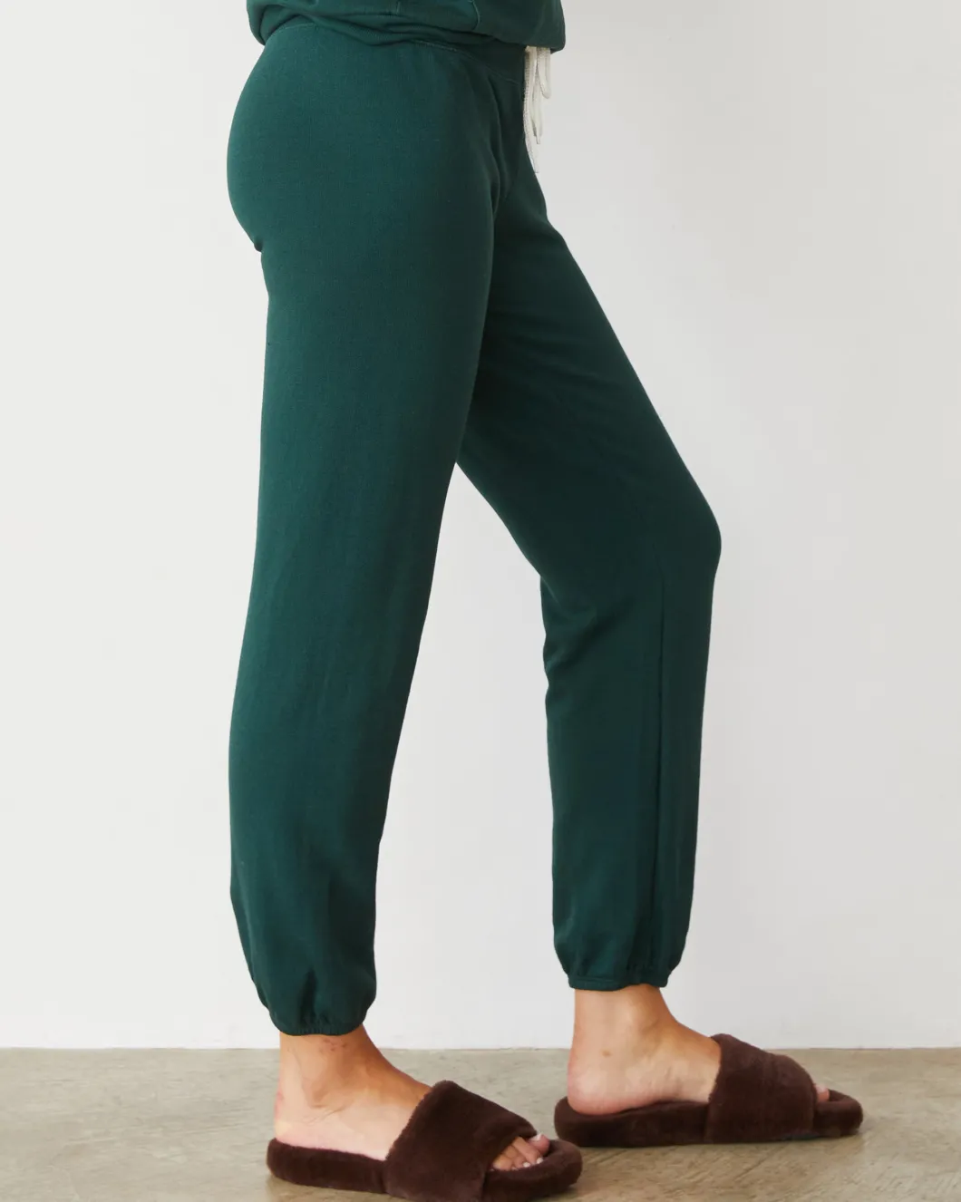 MONROW Softfleece Vintage Sweat EVERGREEN Hot