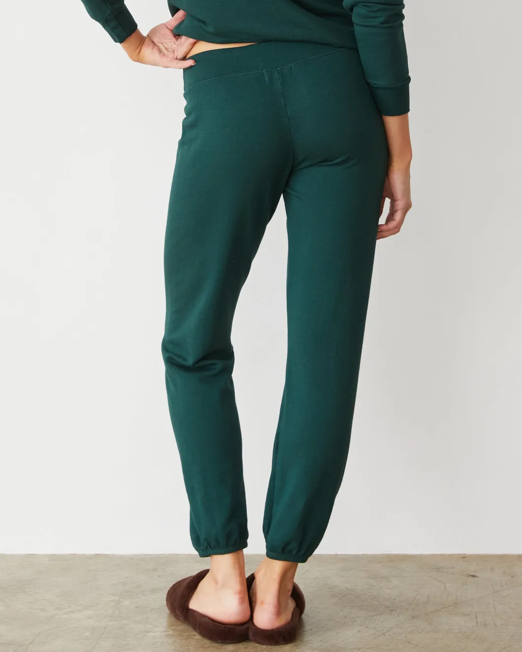 MONROW Softfleece Vintage Sweat EVERGREEN Hot