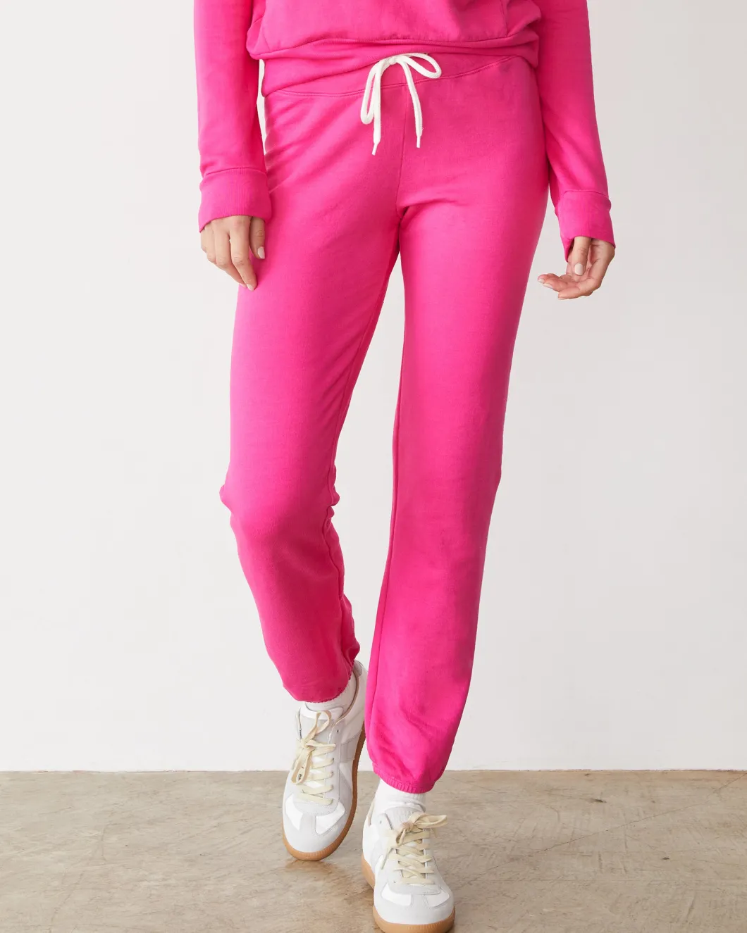 MONROW Softfleece Vintage Sweat FUCHSIA Cheap