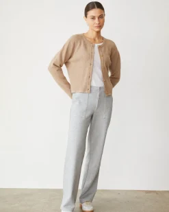 MONROW Softknit Waffle Cardigan BARLEY Store