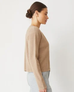 MONROW Softknit Waffle Cardigan BARLEY Store