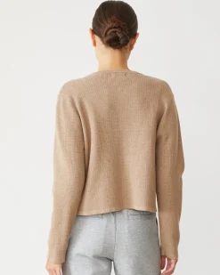 MONROW Softknit Waffle Cardigan BARLEY Store