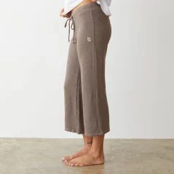 MONROW Supersoft Crop Lounge Pant PECAN Best Sale