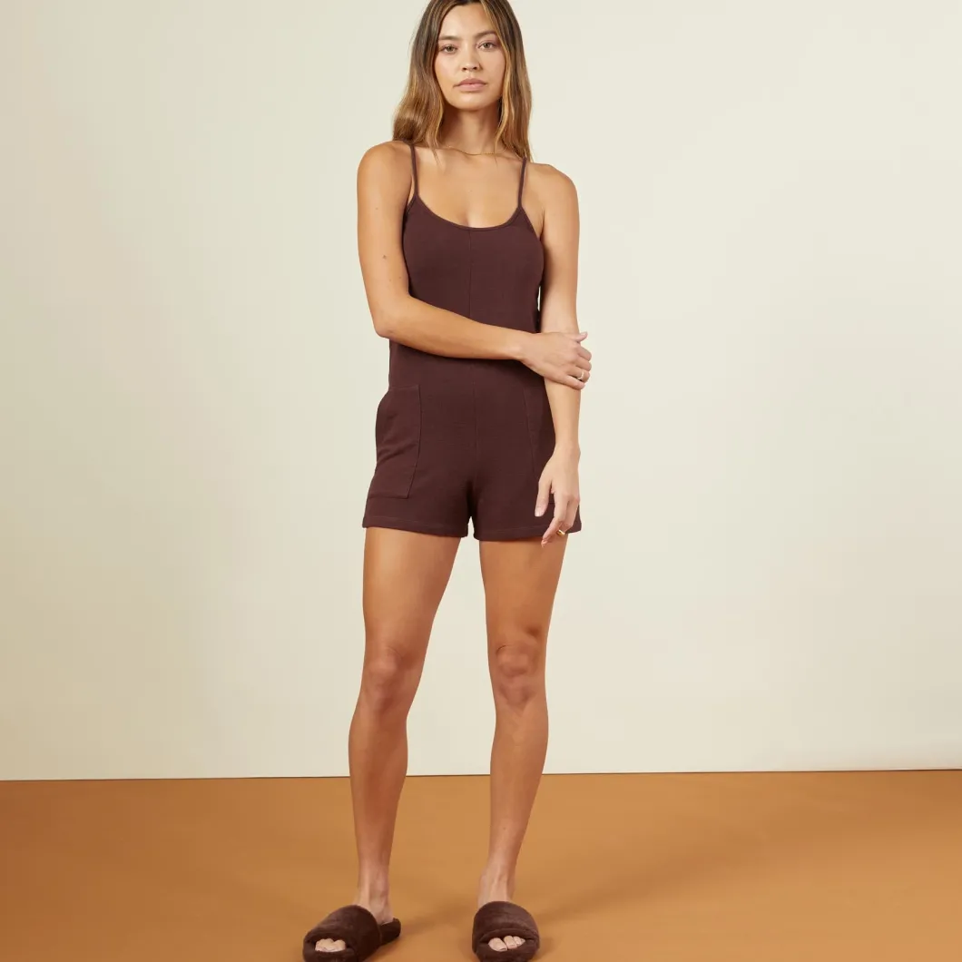 MONROW Supersoft Easy Romper DARKOAK Online