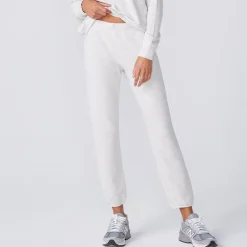 MONROW Supersoft Elastic Waist Sweats ASH Best