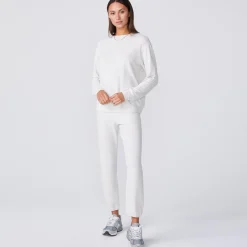 MONROW Supersoft Elastic Waist Sweats ASH Best